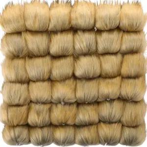 타투오 16개 모자용 인조 모피 폼 4인치 대형 플러피 볼 공예품 뜨개질 비니 신발 스카프 가방 폼폼