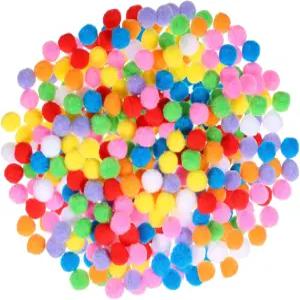 300개의 PCS 폼 1인치 멀티컬러 공예 DIY 예술 프로젝트 홈 데코레이션을 위한 부드럽고 퍼지 볼