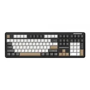 프리플로우 키보드 사무용 108키 LED 저소음 유선 에스프레소 MNS