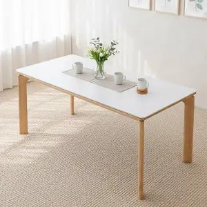 [신세계라이브쇼핑]세라믹식탁 원목프레임 6인 넓은 테이블단독 TR6003R (착불)