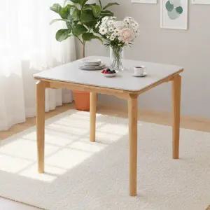 [신세계라이브쇼핑]루키 원목프레임 세라믹2인 식탁테이블 단독 TR6025R (착불)