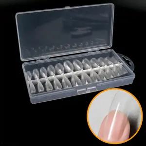 인조손톱 연장팁 사이즈별 오발팁 네일아트연습용 240개입