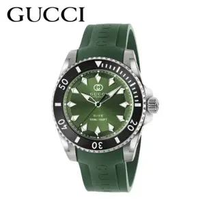 [대구백화점][구찌]다이브 오토매틱 러버밴드 남성시계(YA136360(그린))