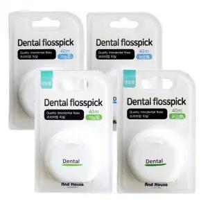 치아 관리용 프로페셔널 가는실 굵은실 롤형 치실 구강 위생용