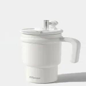 대용량 빨대컵 흰색 보냉컵 보온컵 40oz 머그컵 보온 스테인