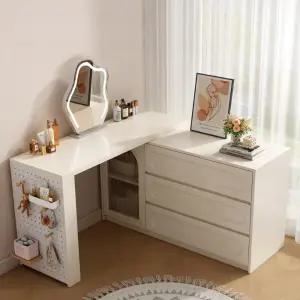 책상 화장대 세트 테이블 보드 수납장 가구 서랍 코너 학생 침대옆