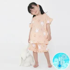 (더오투투)(쿨링내의)캐럿 바니 쿨링 상하 세트 여름 유아 내의 실내복 잠옷 내복