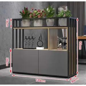 철제 낮은 파티션 사무실파티션 양면 선반 칸막이