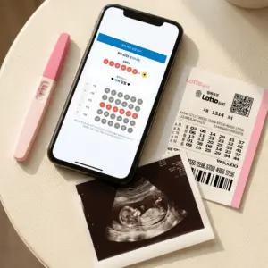 복권 출시 알리기 부모님 임산부 6종 소식 임신 프리미엄 인기템 QR 카드 서프라이즈 남편 이벤트 임밍아웃