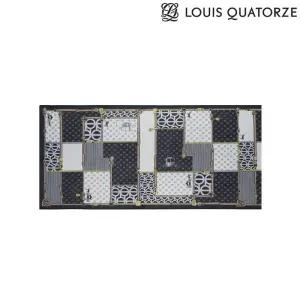 [백화점 정품] 루이까또즈 LOUIS QUATORZE (2CSL482BL) 실크 롱스카프 모노블랑롱 블랙