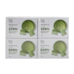 [비케이엠_62]무궁화 세안비누 목욕비누 90g 4입