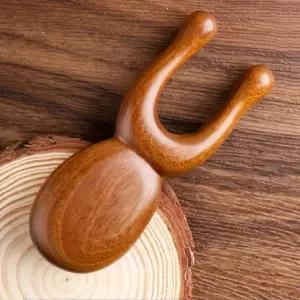 [비케이엠_62]스틱 우드 마사지 얼굴괄사 빗 A타입 M12664