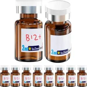 자가 치유 주입 포트가 있는 Ks-Tek 멸균 빈 바이알 알루미늄 플라스틱 캡 패키지(10 2ml 앰버)