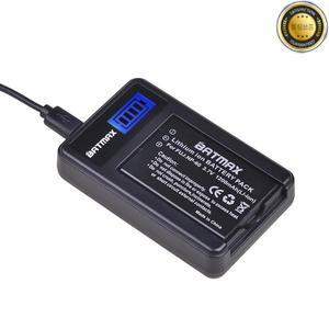 Batmax 충전식 배터리 및 LCD USB 충전기 FUJIFILM 파인픽스 M603 F601 F410 50i 줌 NP-60 NP 1PC