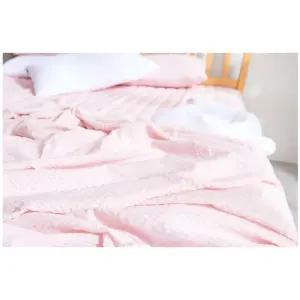 신혼집 핑크 시원한 시어서커 덮는 홋이불 통풍 이불교체 얇은덮개 Q침대 인기