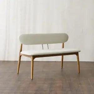 [보루네오하우스]보루네오 엘리브 애쉬 2인 벤치 의자 fn116