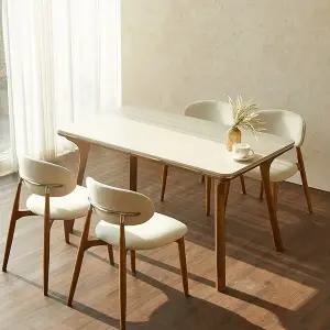 [보루네오하우스]보루네오 엘리브 애쉬 듀얼 세라믹 테이블 4인식탁 fn113