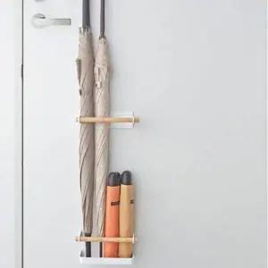 (옵션 마그네틱 롱 우산꽂이 화이트)심플 인테리어 부착형 자석 우산 꽂이 걸이