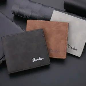 고급 남성용 빈티지 지갑 슬림형