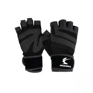 아이워너 헬스 장갑 미끄럼 방지 2중 트레이닝 블.랙 크로스핏