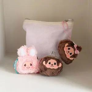 몬치치 미니 동전 지갑 파우치 키링 3종 (몬치치군 몬치치짱 치무탄