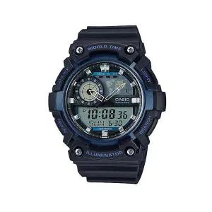 카시오 AEQ-200W-2A 아날로그 디지털 남성 우레탄 시계