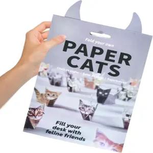DGRKZY DIY 종이접기 고양이 세트는 애호가를 위한 이상적인 데스크탑 장식 및 선물입니다. 가족 학교에서