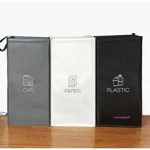 분리수거함 쓰레기통 수거대 대형 가정용 가방 재활용 타포린 실내용nop628