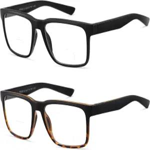 리카필라 이중 초점 독서 안경 남성 스포츠 선글라스 미끄럼 방지 블루 라이트 깨지지 않는 디자이너 TR90