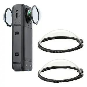 긁힘 방지 렌즈 가드 캡 케이스 액션캠 인스타360 X5 호환