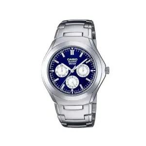 카시오 MTP-1247D-2A 엔타이서 아날로그 남성 메탈 시계