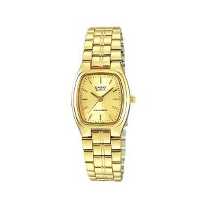 카시오 LTP-1169N-9A 빈티지 라운드 스퀘어 아날로그 여성 메탈 시계