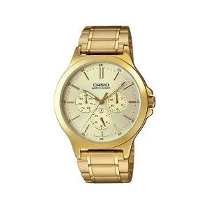 카시오 MTP-V300G-9A 빈티지 금장 아날로그 남성 메탈 시계