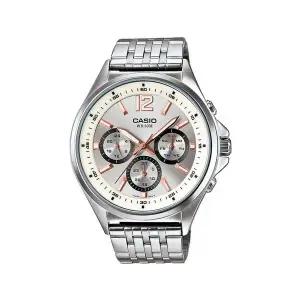 카시오 MTP-E303D-7A 아날로그 남성 메탈 시계