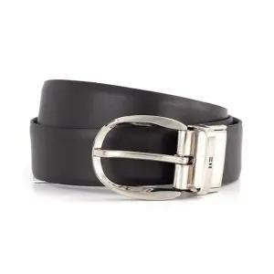 [NS홈쇼핑][밴브루] 수입 남성 소가죽 신사 정장 수동 벨트 BQSBE1902BK[35764705]