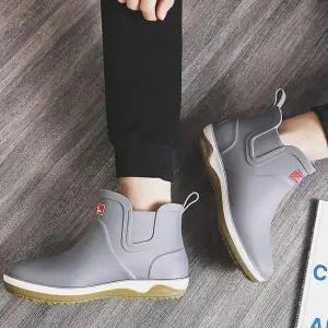 남녀공용 여름 방수 신발 3컬러 캐주얼 레인슈즈 장화 레인부츠 07N