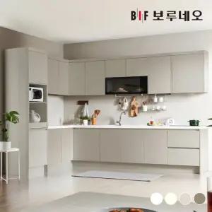 보루네오 나비드 주방 싱크대 시공 ㄱ자 4.5m 멀티 수납형 E0 PE