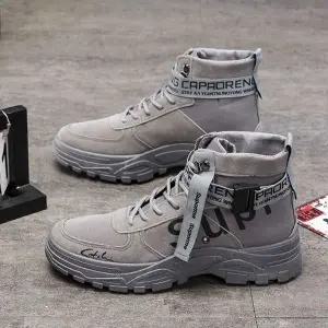 [에이치플러스몰]남성 워커 부츠 스트랩 로퍼 하이탑 ZG18868 캐주얼 신발