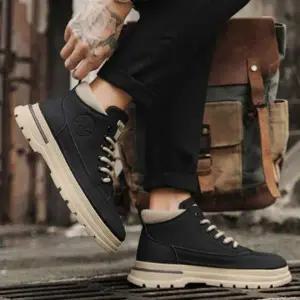 트레킹화 아웃솔 탄탄한 등산용 미들컷 남성 워커 2컬러