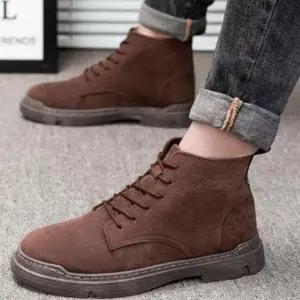 겨울 기모 안감 워커 스웨이드 방한 운동화 아웃도어 신발