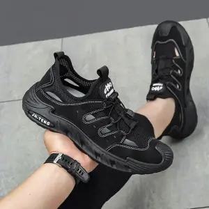 [에이치플러스몰]통기성 메쉬 아웃도어 샌들 남성 데일리 여름 기능성 스포츠 슈즈