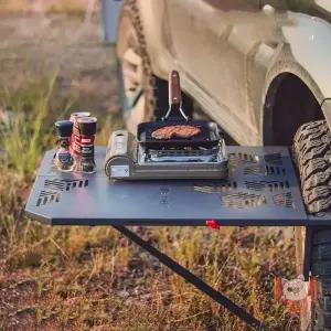 차량 타이어 테이블 차박 식탁 메쉬 캠핑 탁자
