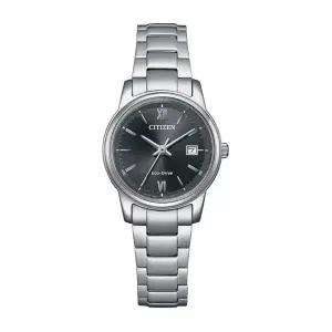 시티즌 EW2318-73E 에코드라이브 블랙 다이얼 여성 메탈 시계