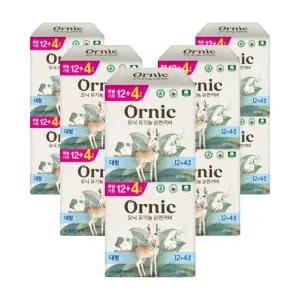 쌍용 코디 오닉 유기농 순면커버 대형 12+4매 X 10개