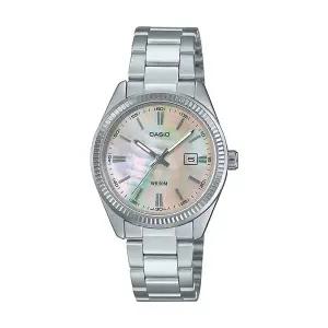 카시오 LTP-1302DS-4A 자개 여성 메탈 손목 시계