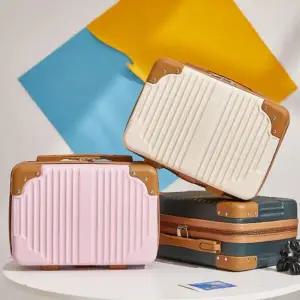 [에이치플러스몰]6색 1개 32x15 귀여운 사각 14인치 미니 캐리어 핸디 기내용 가능 하드