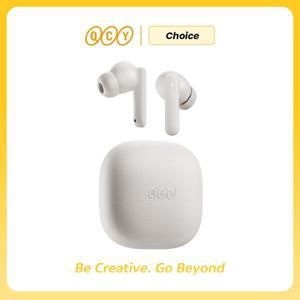 QCY Buds TWS 블루투스 5.3 무선 이어폰 10mm 다이나믹 드라이버 AI 바람 소음 감소 이어버드 0.68초 저지