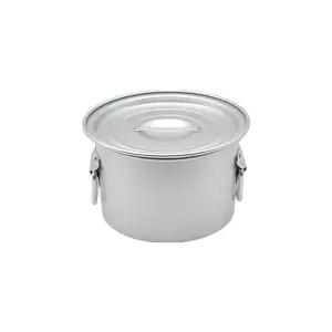 유진토스코 낮은 위생용기 소도와 5호 10L 위생용기 들통 곰솥 국솥 냄비