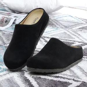 양면 세무 넓은 발볼 남녀 슬리퍼 실내외 편한 착화감 겨울슬리퍼