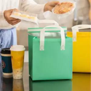 런치박스 부직포 일회용 도시락가방 보온보냉 도시락 도시락가방